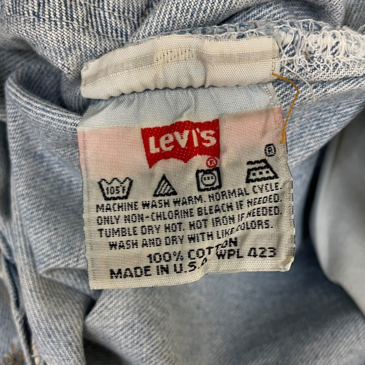 LEVI’S 501 96s USA製コットン デニムパンツ ワイドパンツ 古着・中古-6枚目のアイテム画像