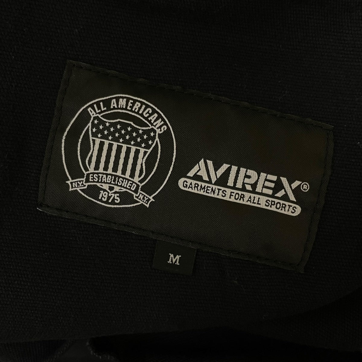 AVIREX LEATHER PATCH DUCK DOUBLE KNEE PANTSコットン ワイドデニムパンツ783-6110013 古着・中古-6枚目のアイテム画像