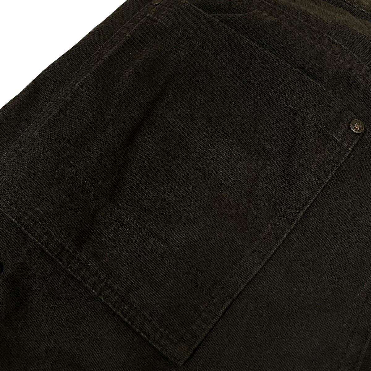 AVIREX LEATHER PATCH DUCK DOUBLE KNEE PANTSコットン ワイドデニムパンツ783-6110013 古着・中古-8枚目のアイテム画像
