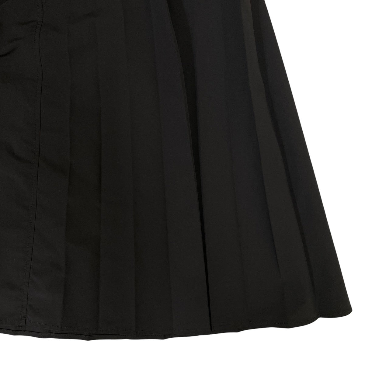 BALLSEY スパンブロード バックプリーツシャツワンピースポリエステル 無地 バンドカラーシャツワンピース ドレス11-06-34-06001 古着・中古-4枚目のアイテム画像