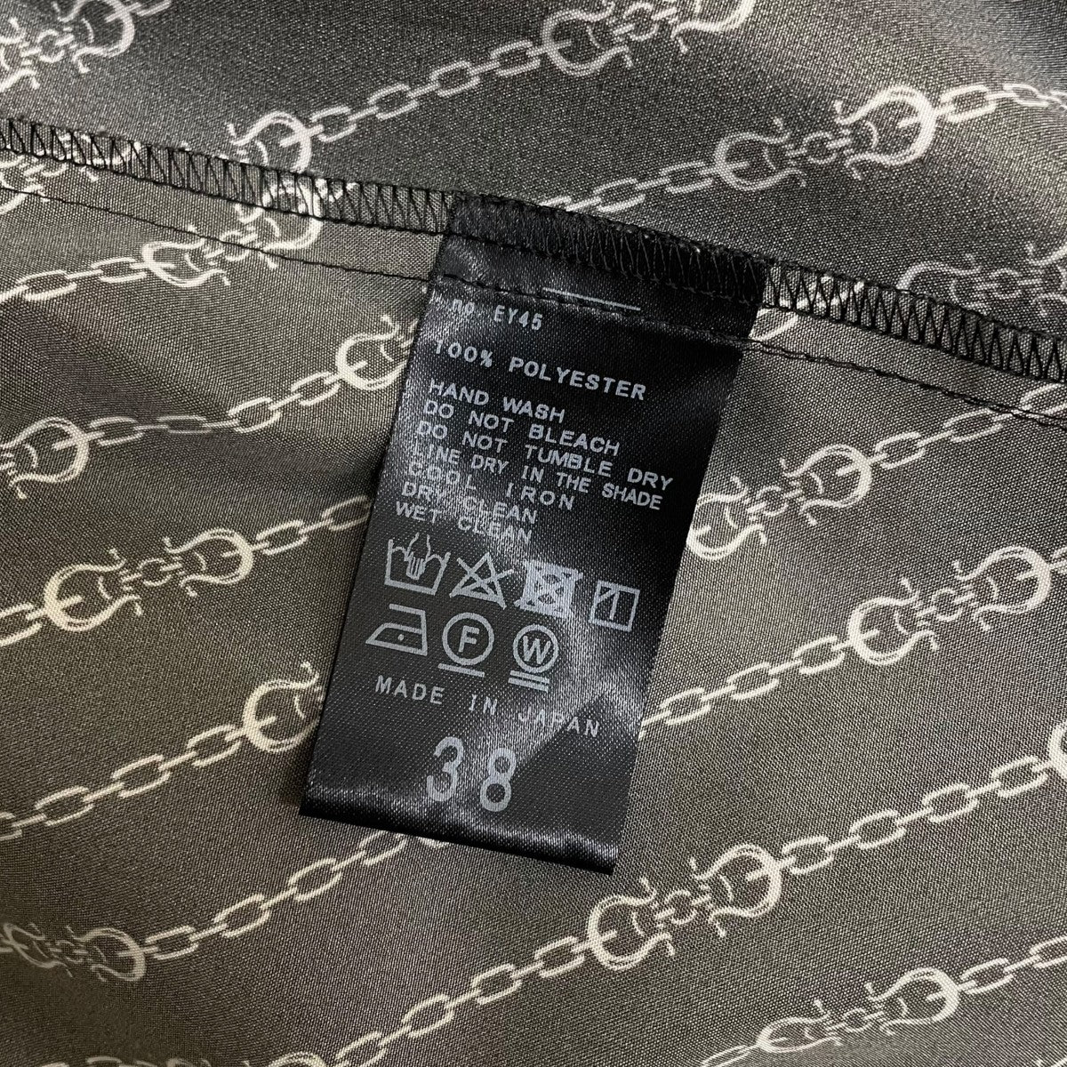 IENA チェーンプリントフレアワンピースポリエステル ノースリーブワンピース ドレス22040900218020 古着・中古-6枚目のアイテム画像