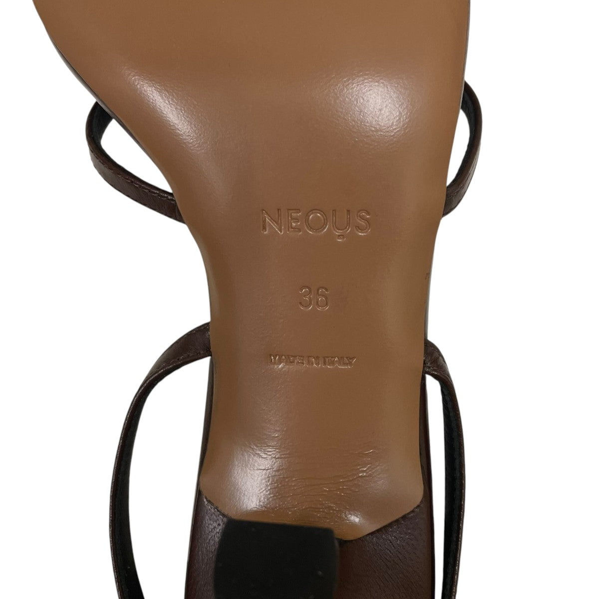 NEOUS レザーミュールサンダル 古着・中古-6枚目のアイテム画像