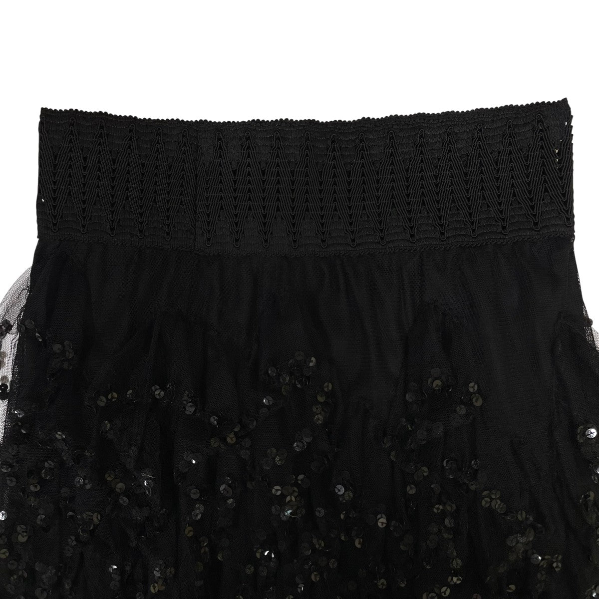 PHILOSOPHY DI ALBERTA FERRETTI スパンコール付き ティアードフリル ミニスカートP70114-93V 古着・中古-3枚目のアイテム画像