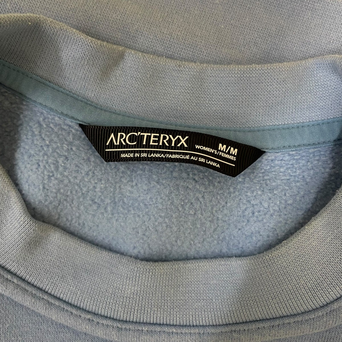 ARC’TERYX Emblem Fleece Crew Wロゴ刺繍 コットン クルーネックスウェットX000009312 古着・中古-5枚目のアイテム画像