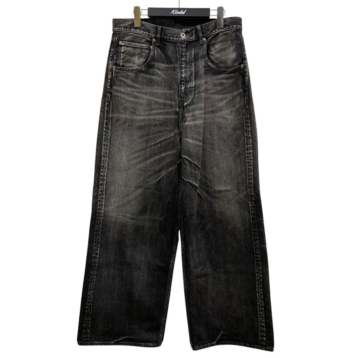 BEAMS 25SSFUTURE ARCHIVE ／ BAGGY FIT DENIMコットン デニムパンツ バギーパンツ11-21-1524-791 古着・中古-1枚目のアイテム画像