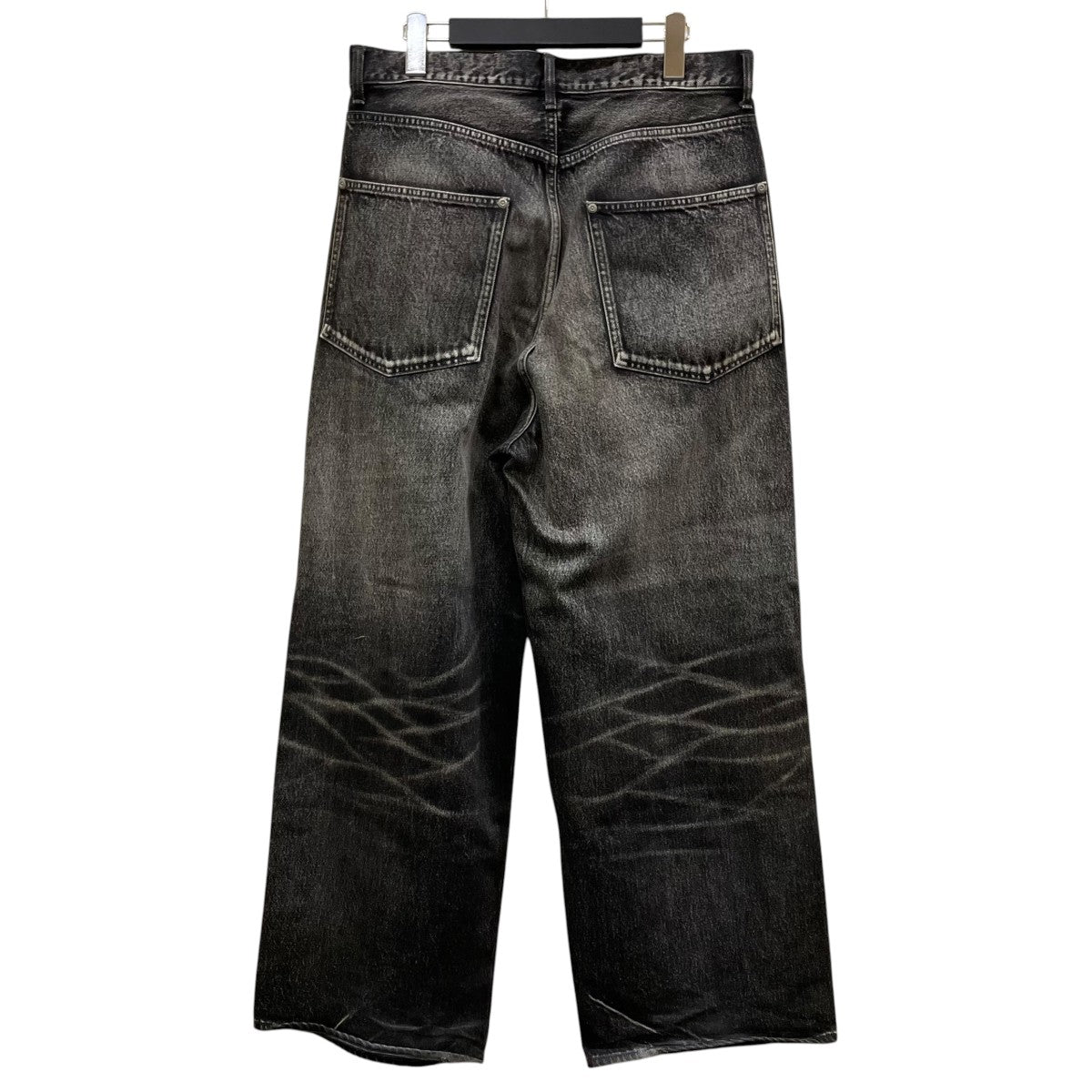 BEAMS 25SSFUTURE ARCHIVE ／ BAGGY FIT DENIMコットン デニムパンツ バギーパンツ11-21-1524-791 古着・中古-2枚目のアイテム画像