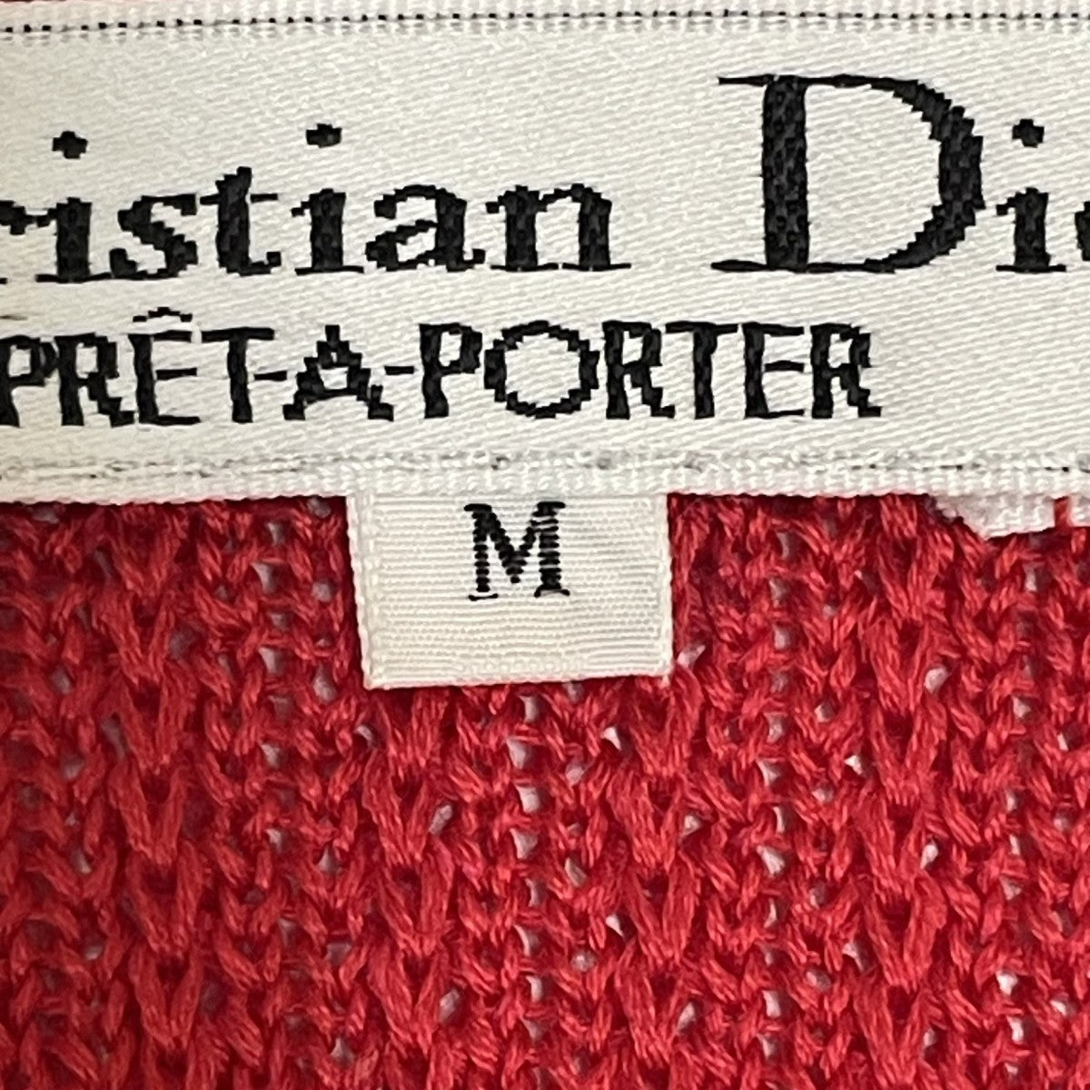 Christian Dior 半袖ニットV TK03 古着・中古-5枚目のアイテム画像