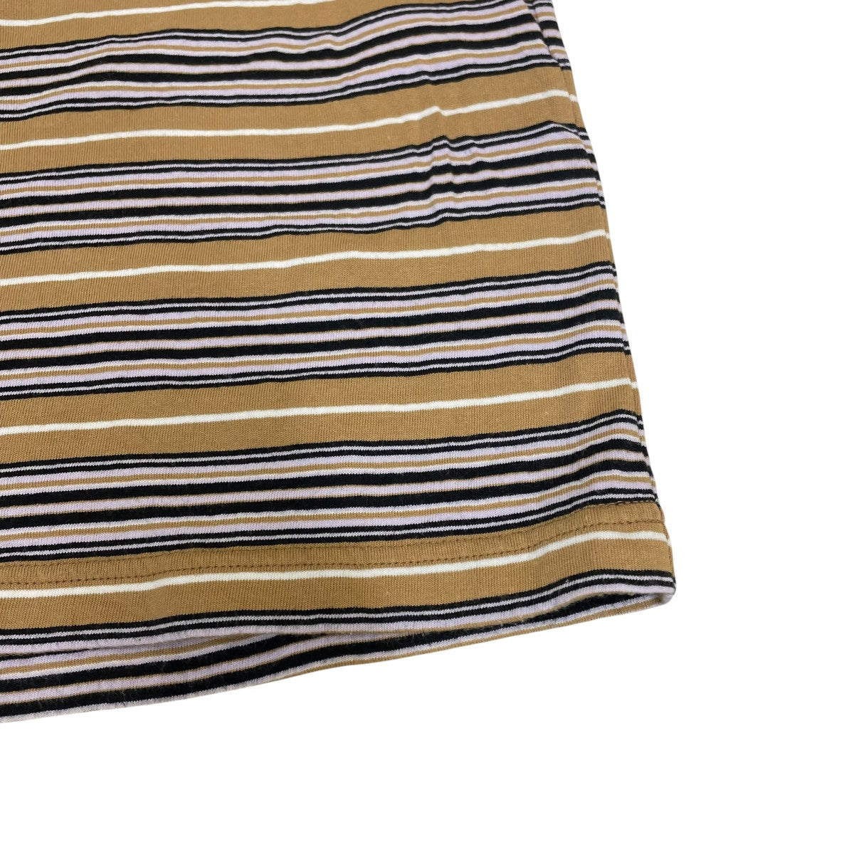 25SSボーダー切替ドッキング クルーネック半袖Tシャツ半袖Tシャツ25SCM-T21219S