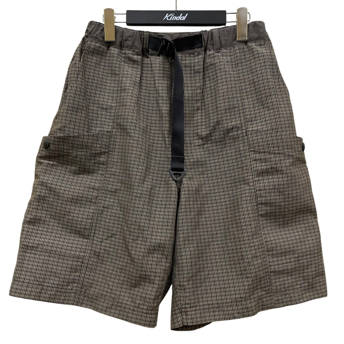 COMME des GARCONS HOMME 26SSエステルラミーチェック ショートパンツチェック柄 ハーフパンツ ショートパンツHQ-P027 古着・中古-1枚目のアイテム画像