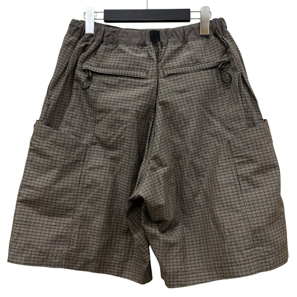 COMME des GARCONS HOMME 26SSエステルラミーチェック ショートパンツチェック柄 ハーフパンツ ショートパンツHQ-P027 古着・中古-2枚目のアイテム画像
