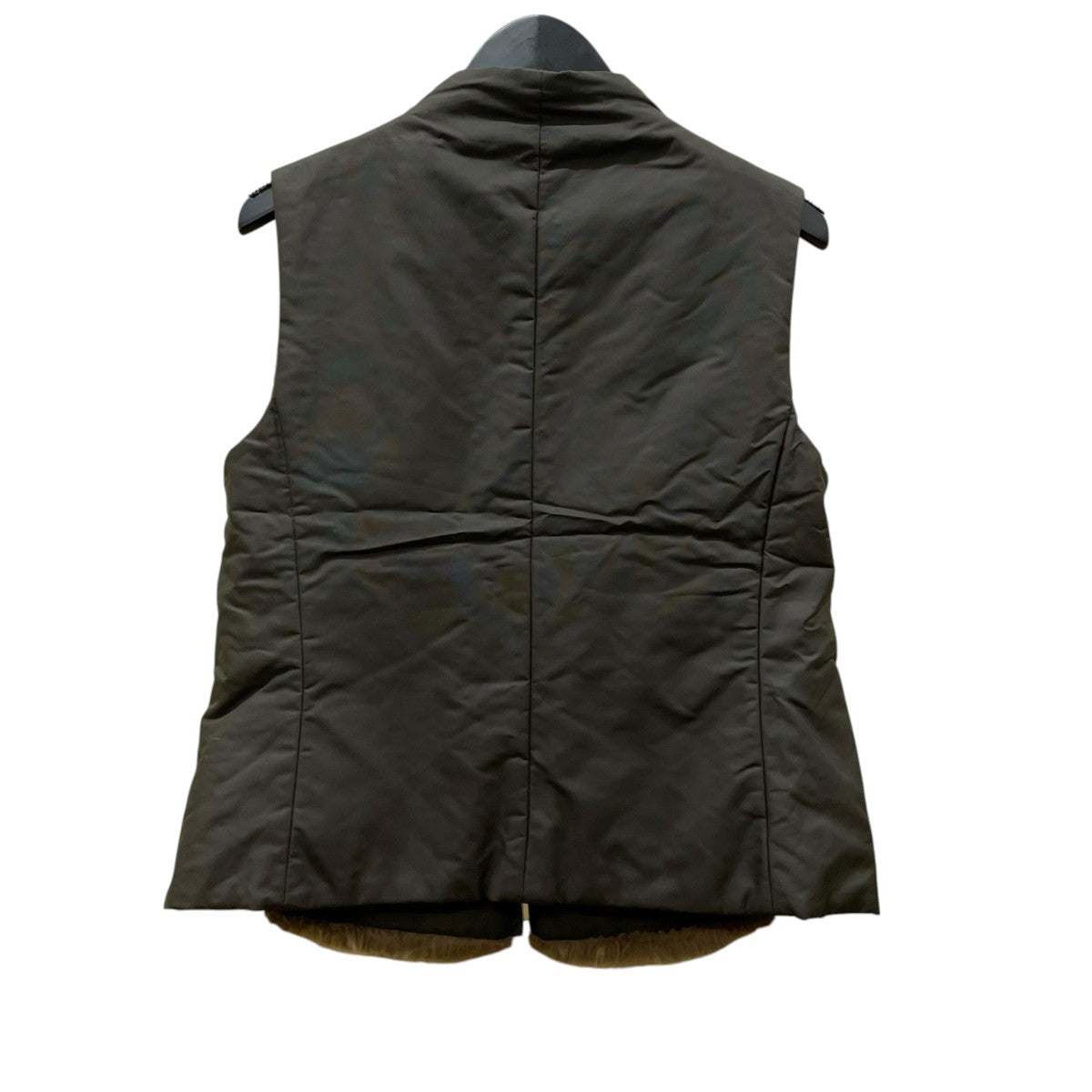 ’S Max Mara ラビットファーリバーシブルベスト 古着・中古-2枚目のアイテム画像