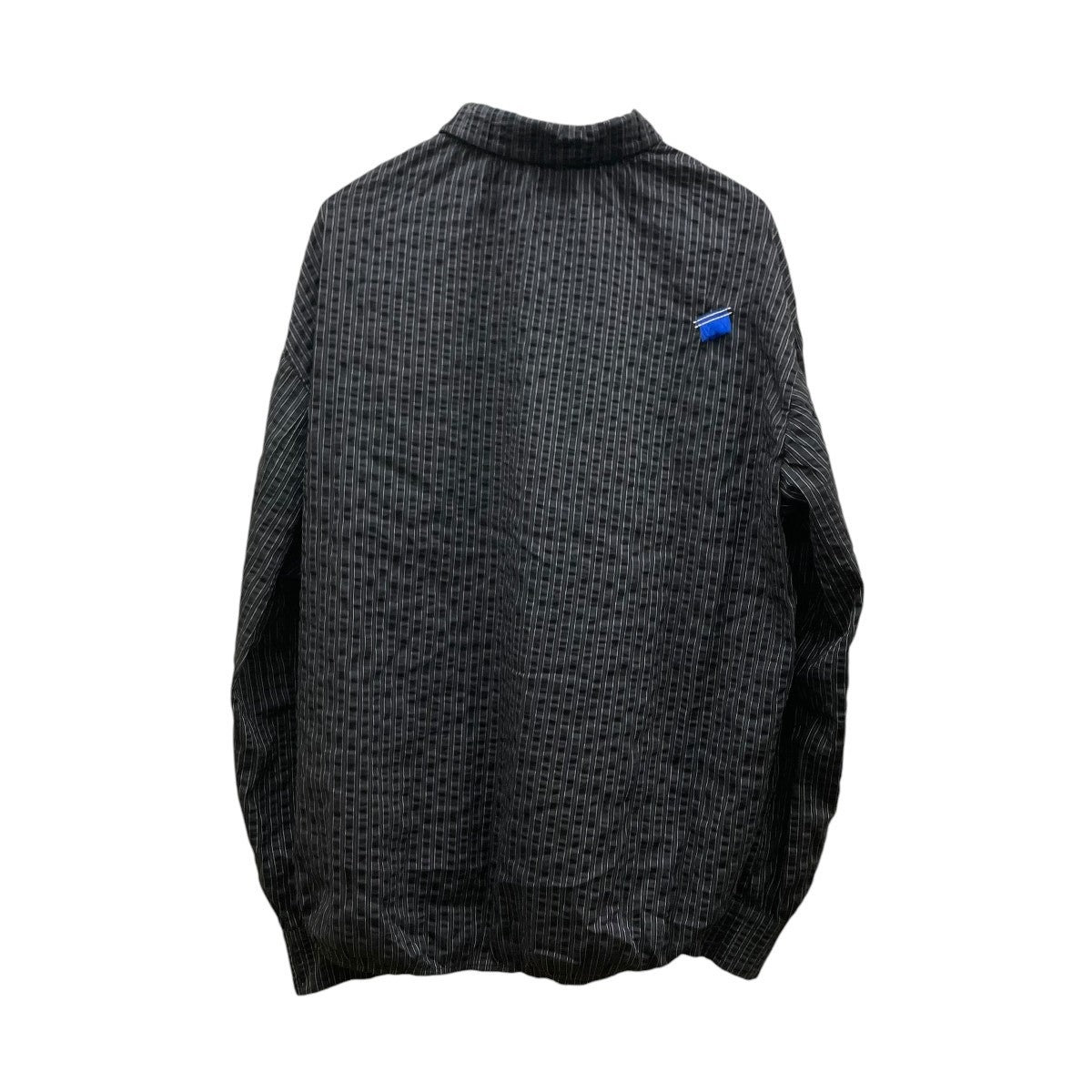 ストライプギャザーシャツ長袖シャツBO01SSSH0105BK