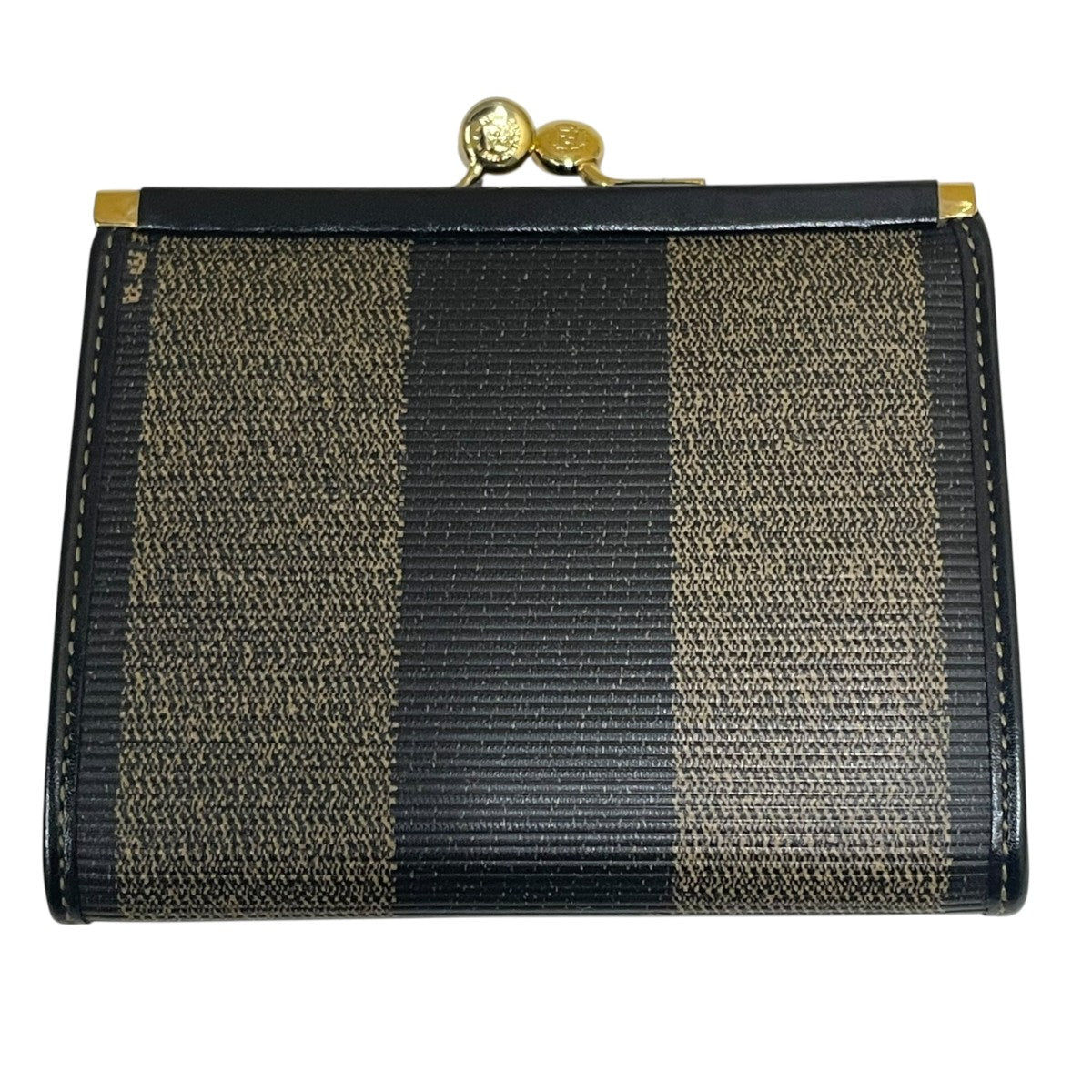 FENDI フェンディ ペカン柄 ケース がま口 ヴィンテージ FENDI(フェンディ) ペカン コインケース がま口コインケース ブラウン