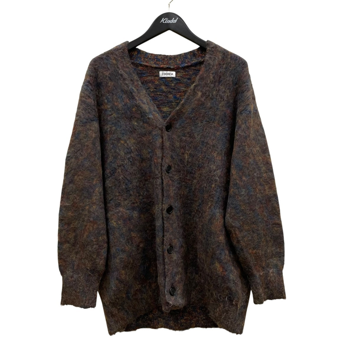 モヘヤ混 SHAGGY KNIT CARDIGANカーディガン11-244-030