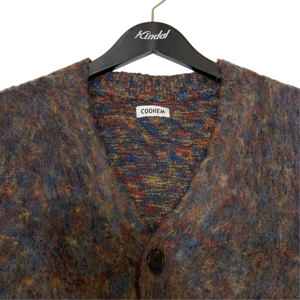 モヘヤ混 SHAGGY KNIT CARDIGANカーディガン11-244-030