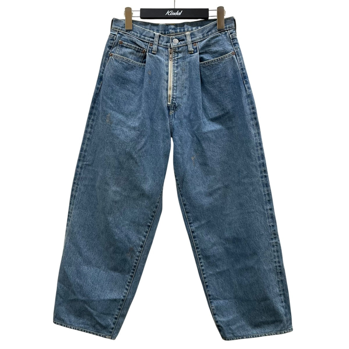 5PK VINTAGE REPRODUCTION WIDE DENIM JEANSワイドデニムパンツ コットンパンツST435