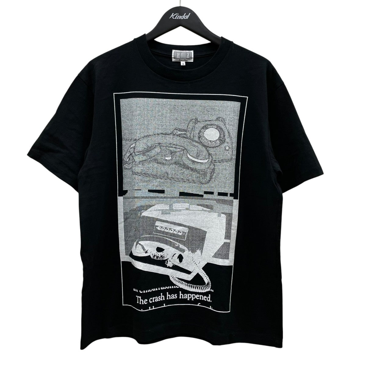 MD CRASH VACUI Tグラフィックデザイン プリント 半袖Tシャツ コットンTシャツ