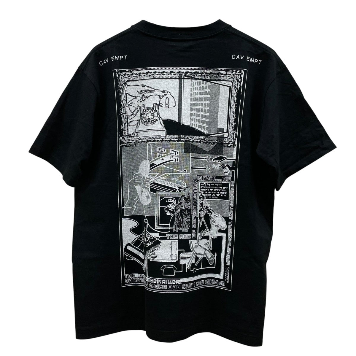 MD CRASH VACUI Tグラフィックデザイン プリント 半袖Tシャツ コットンTシャツ