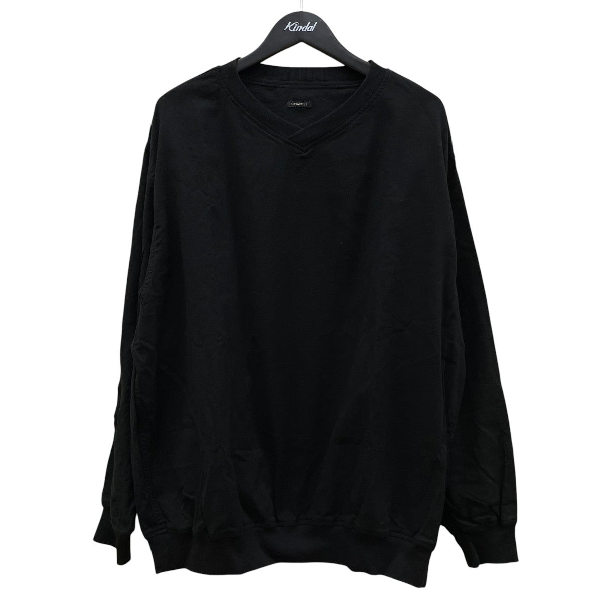 オックス プルオーバーオーバーサイズ 無地 コットン 長袖Tシャツ ロングスリーブカットソーB01-02009