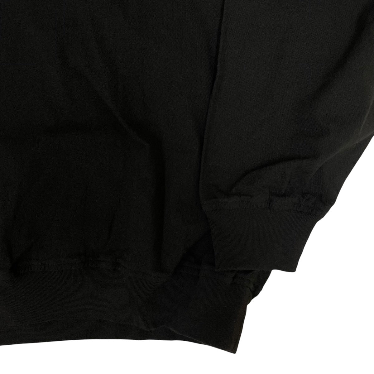 オックス プルオーバーオーバーサイズ 無地 コットン 長袖Tシャツ ロングスリーブカットソーB01-02009