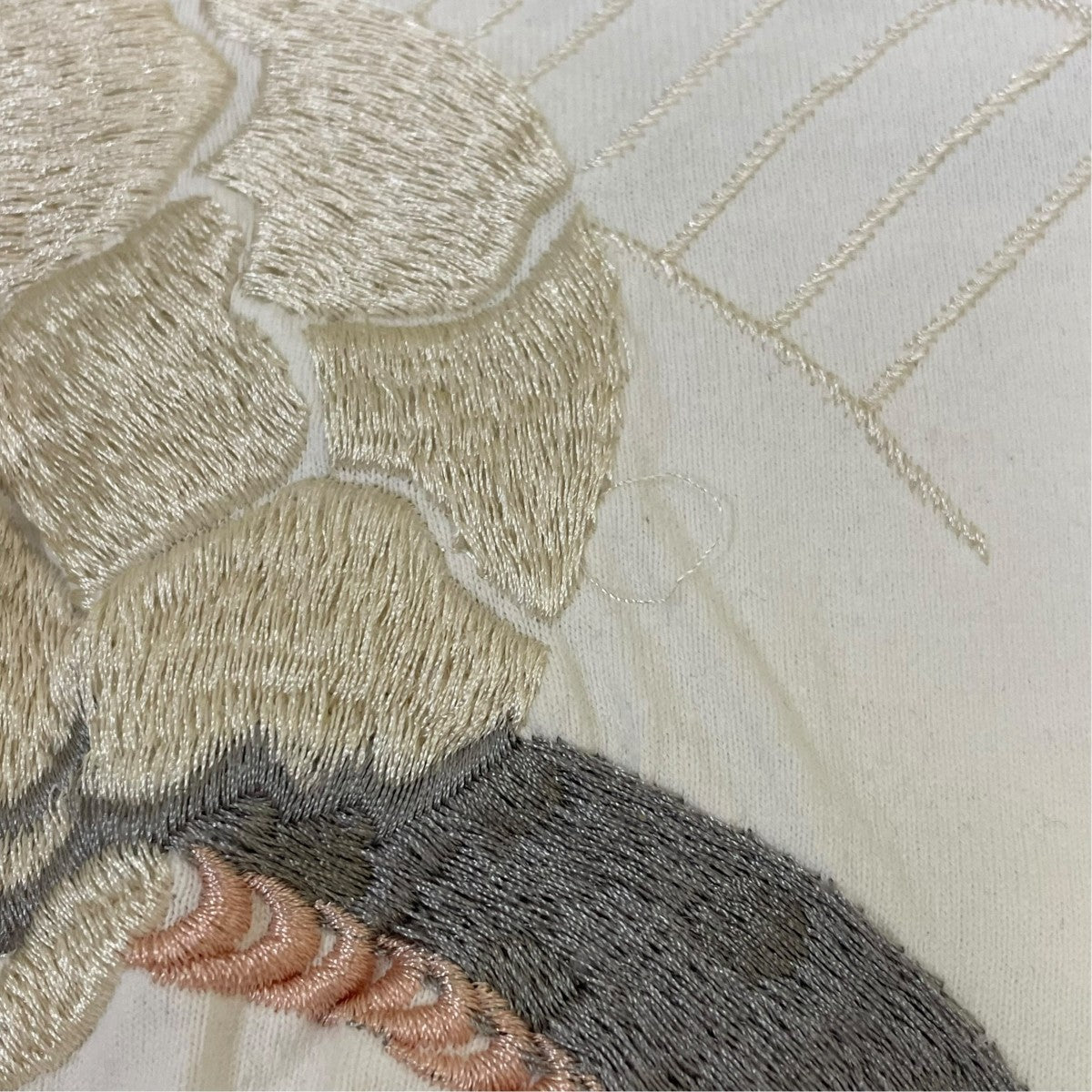 スカル刺繍半袖Tシャツ