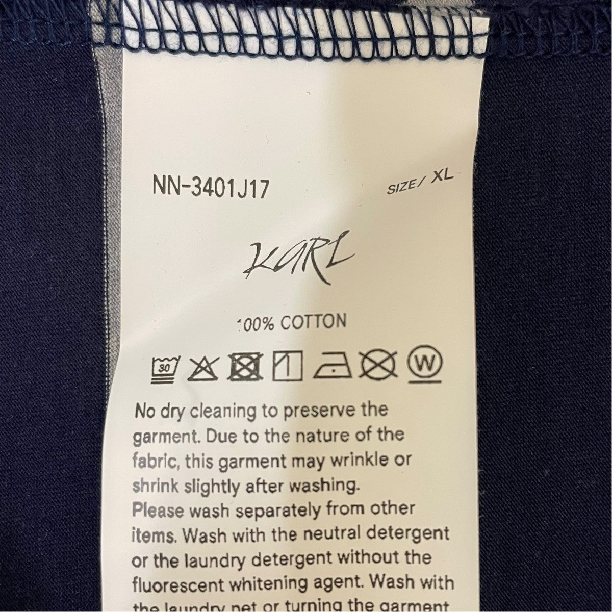 KARL半袖TシャツNN-3401J17