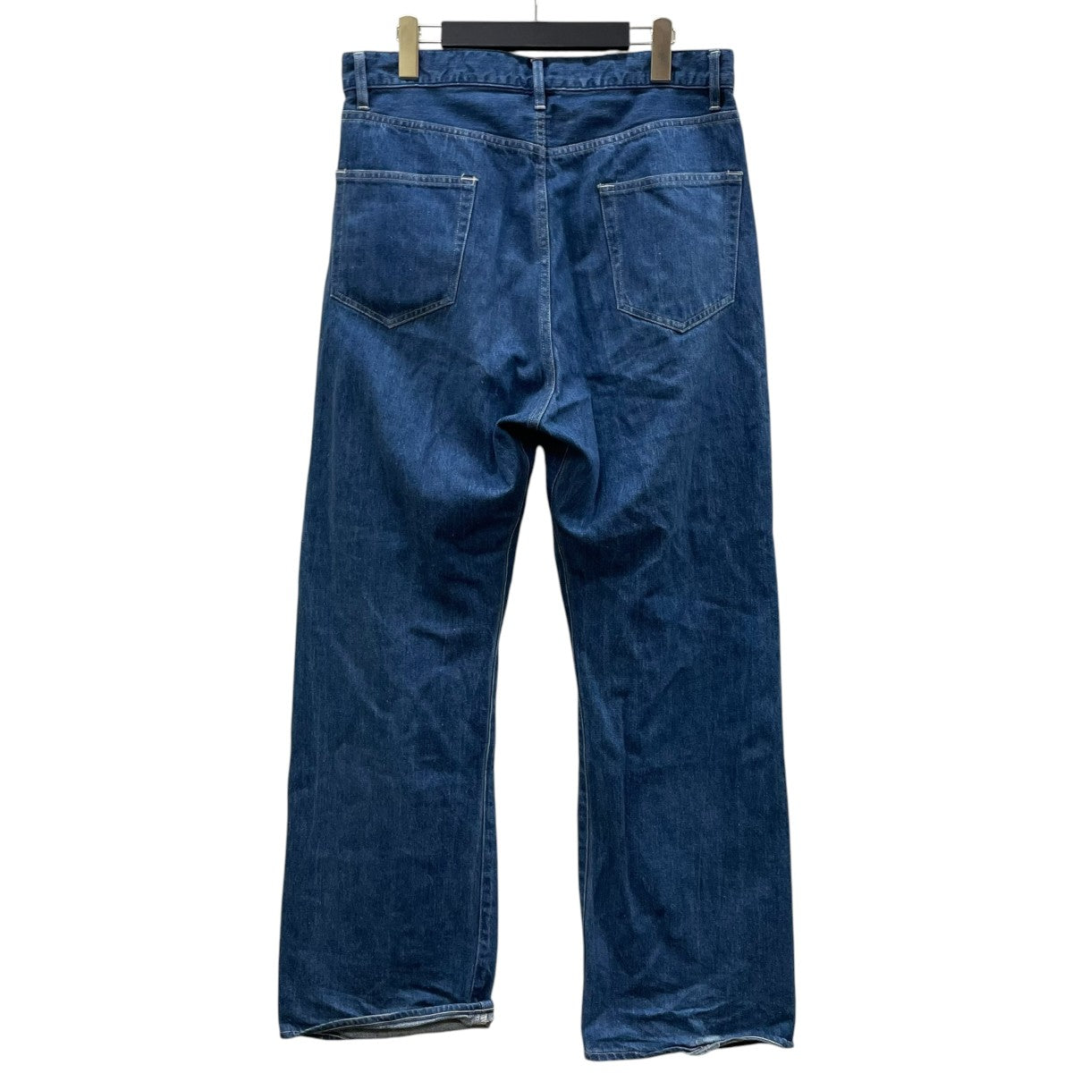 22AWSELVEDGE LIGHT DENIM PANTS セルビッジ ライトデニム パンツコットン ワイドパンツA22AP02SD
