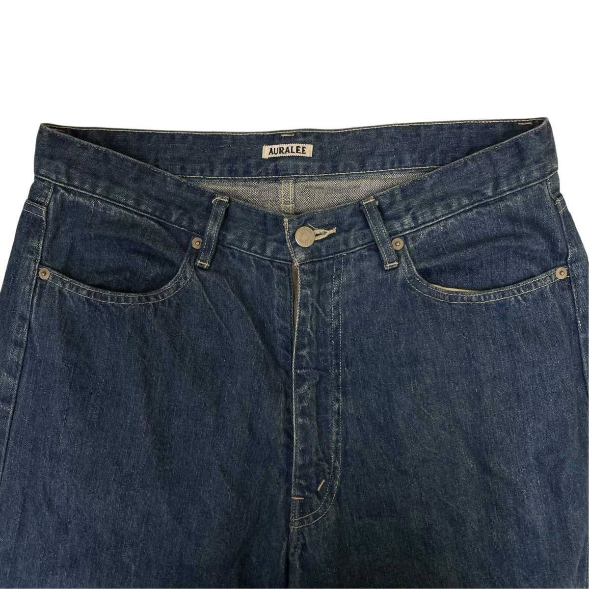 22AWSELVEDGE LIGHT DENIM PANTS セルビッジ ライトデニム パンツコットン ワイドパンツA22AP02SD