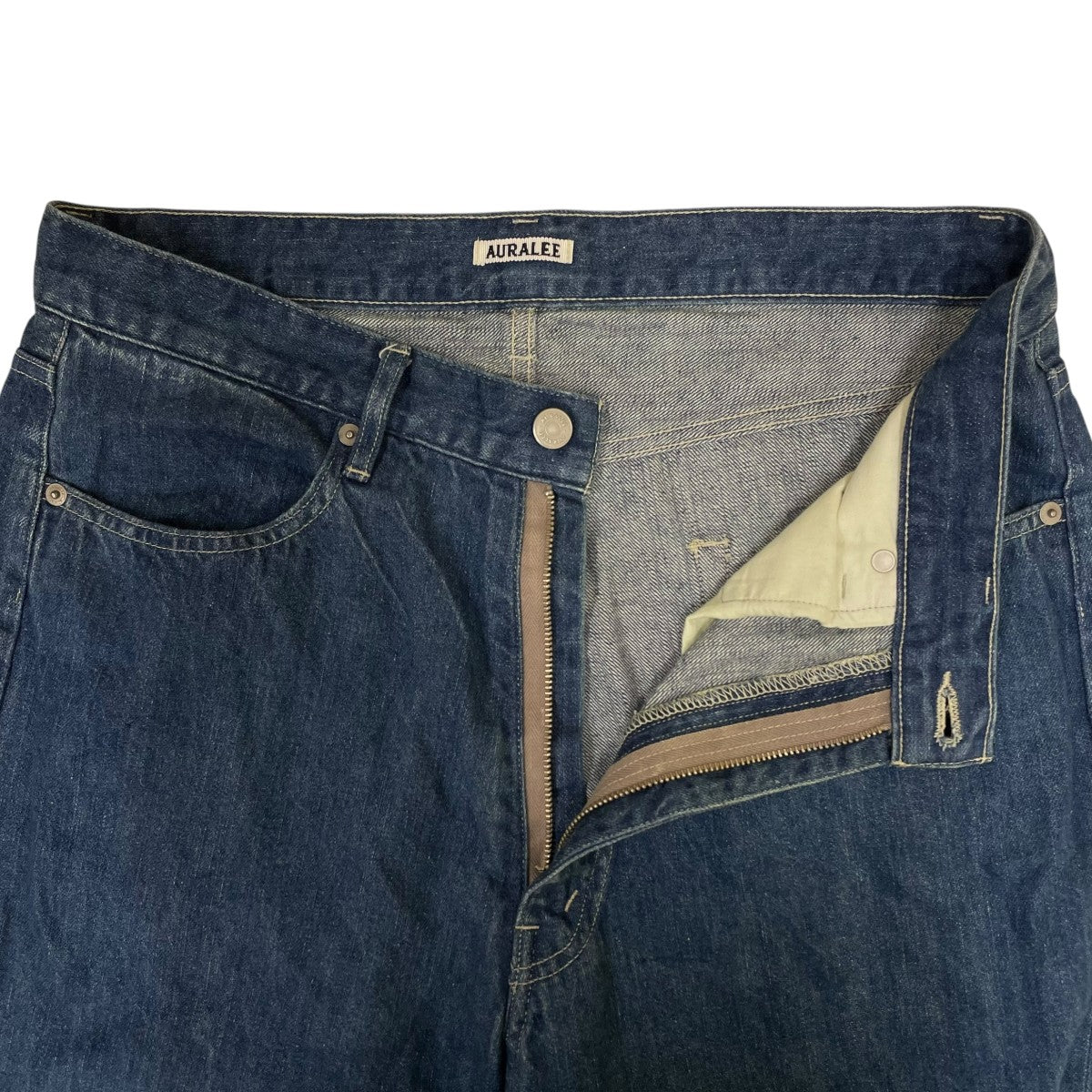 22AWSELVEDGE LIGHT DENIM PANTS セルビッジ ライトデニム パンツコットン ワイドパンツA22AP02SD
