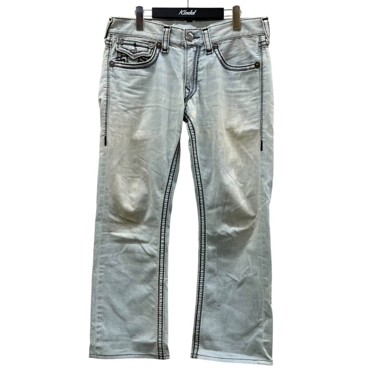 RICKY  BIG QTワイドデニムパンツ コットンパンツM24-859GBOT2