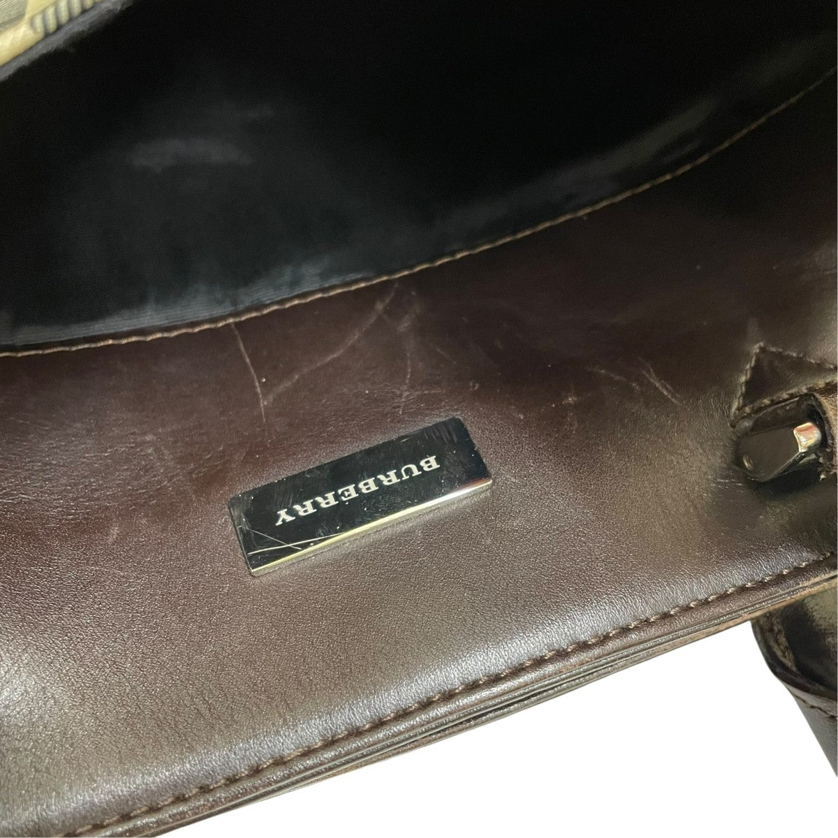 ハウスチェック キャンバス トートバッグハンドバッグ