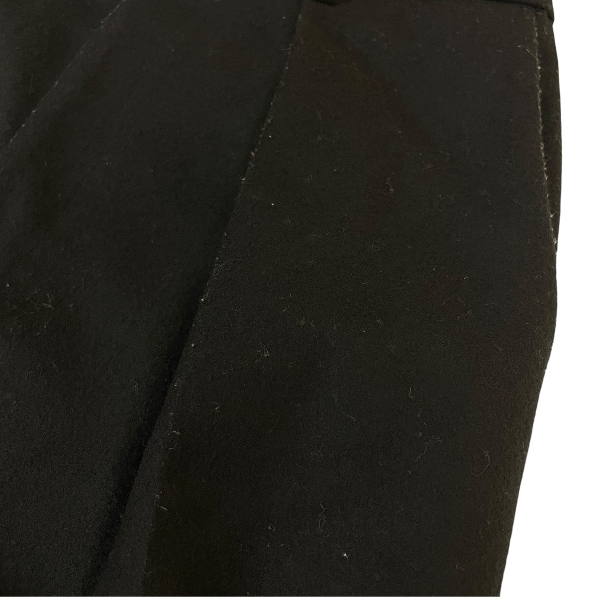 FRONT PLEATS PEGTOP ORGANIC WOOL JAPAN FLANNELウールパンツ ストレートパンツA19C-05PT01C