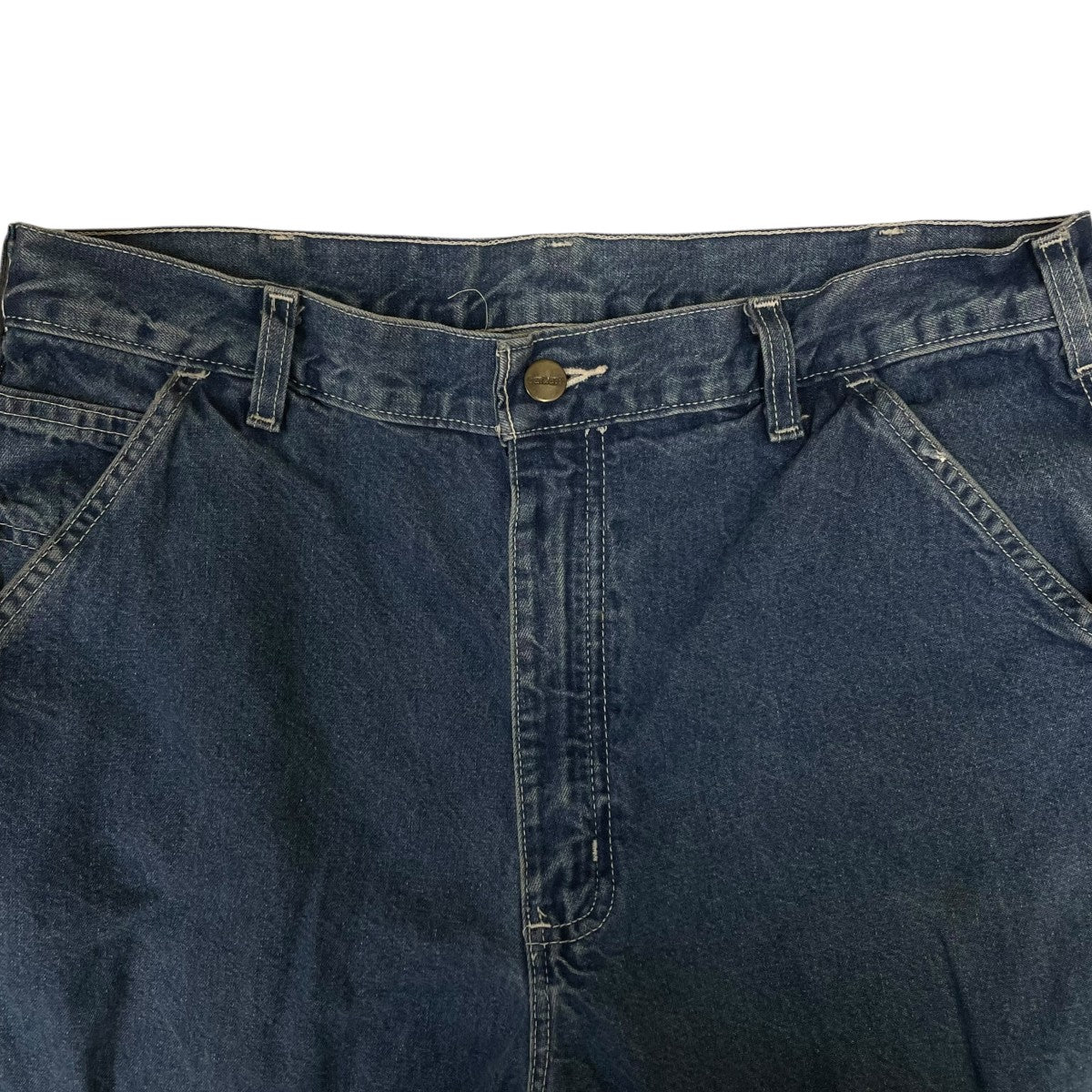 Loose Fit Washed Denim Dungaree ルーズフィット ウォッシュド デニム ダンガリーメキシコ製 ワイドデニムパンツB13DST
