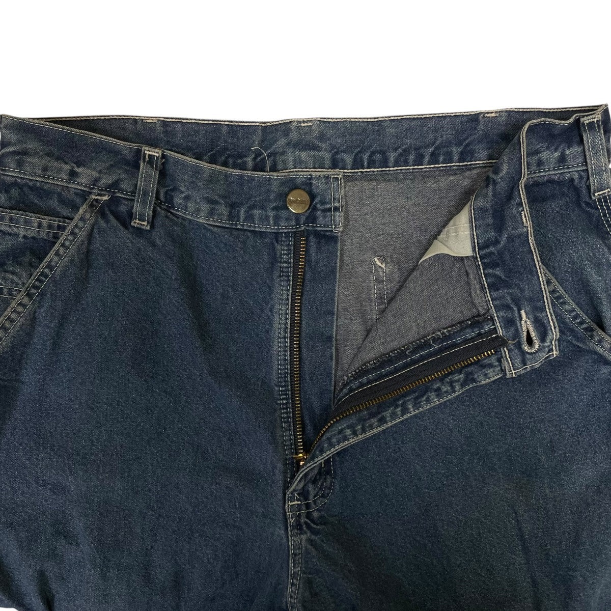 Loose Fit Washed Denim Dungaree ルーズフィット ウォッシュド デニム ダンガリーメキシコ製 ワイドデニムパンツB13DST