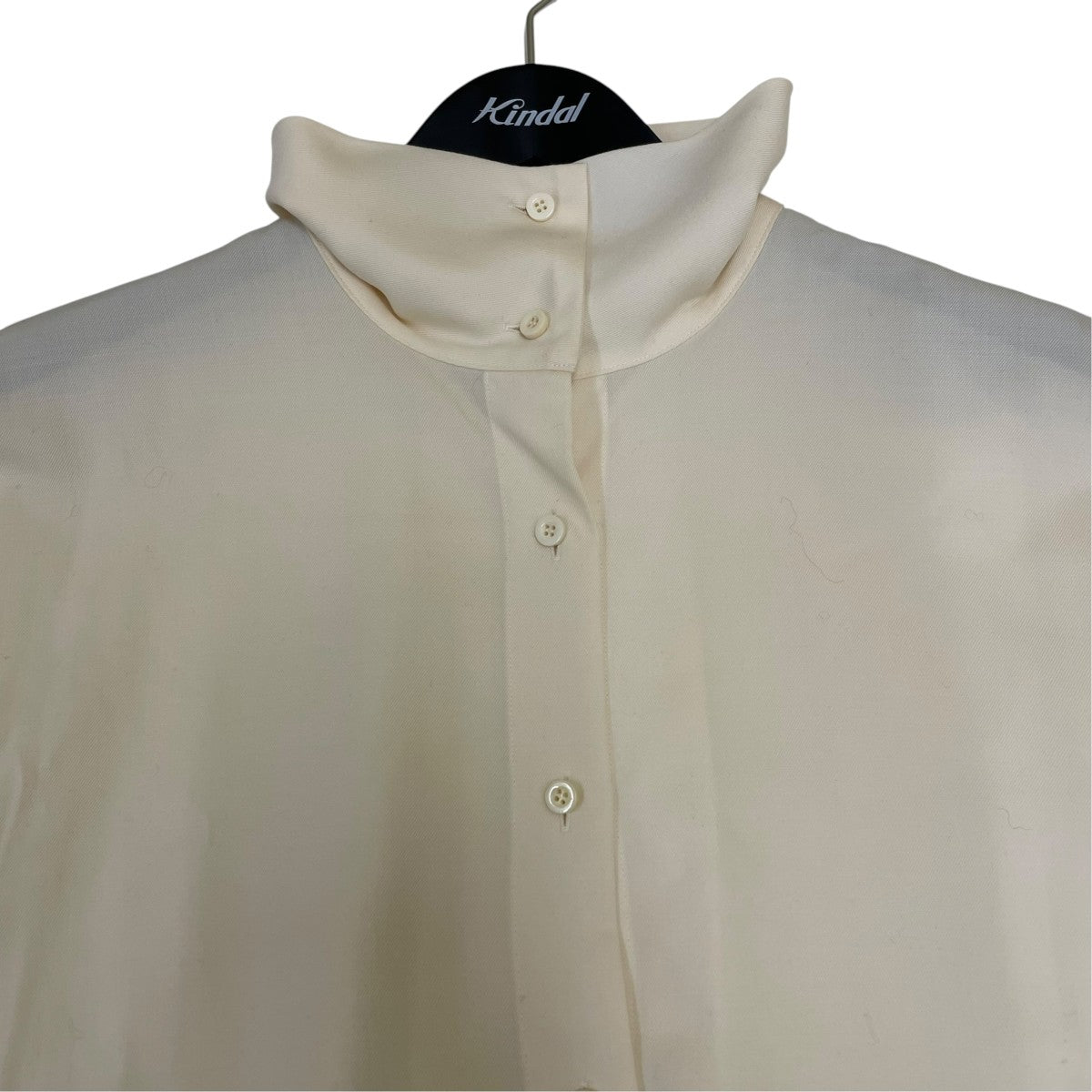 ウールツイル ハイネックロングシャツ長袖シャツ39068406702