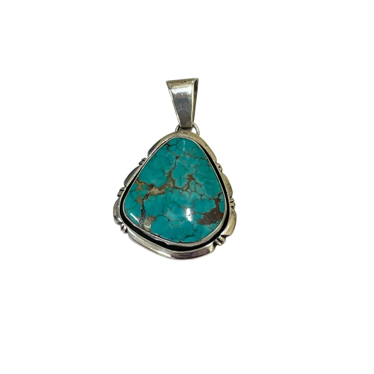 NAVAJO P．A Smith ターコイズペンダントトップ 古着・中古-1枚目のアイテム画像