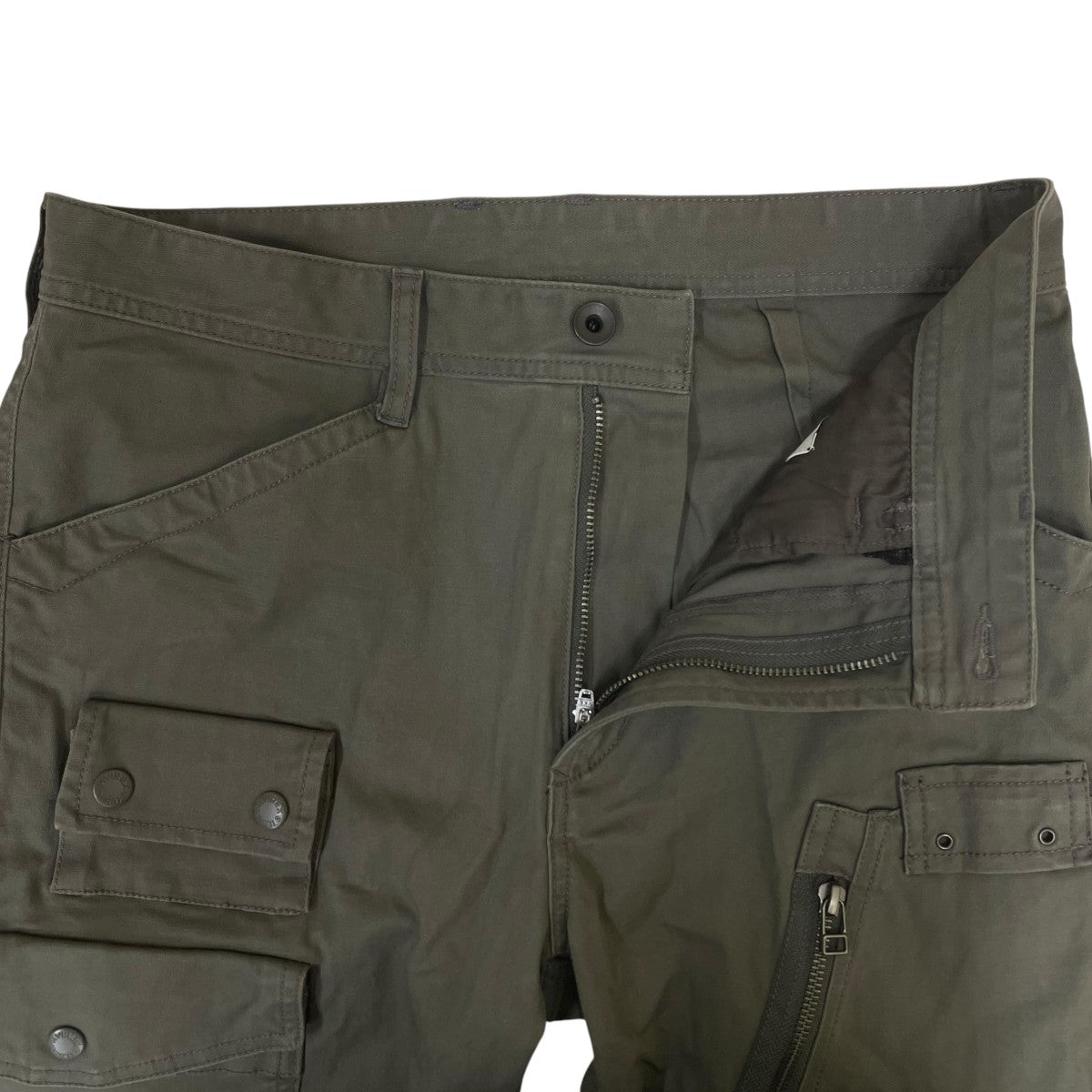 AVIREX STRETCH HERRINGBONE CARGO PANTSコットン カーゴパンツ783-6110009 古着・中古-4枚目のアイテム画像