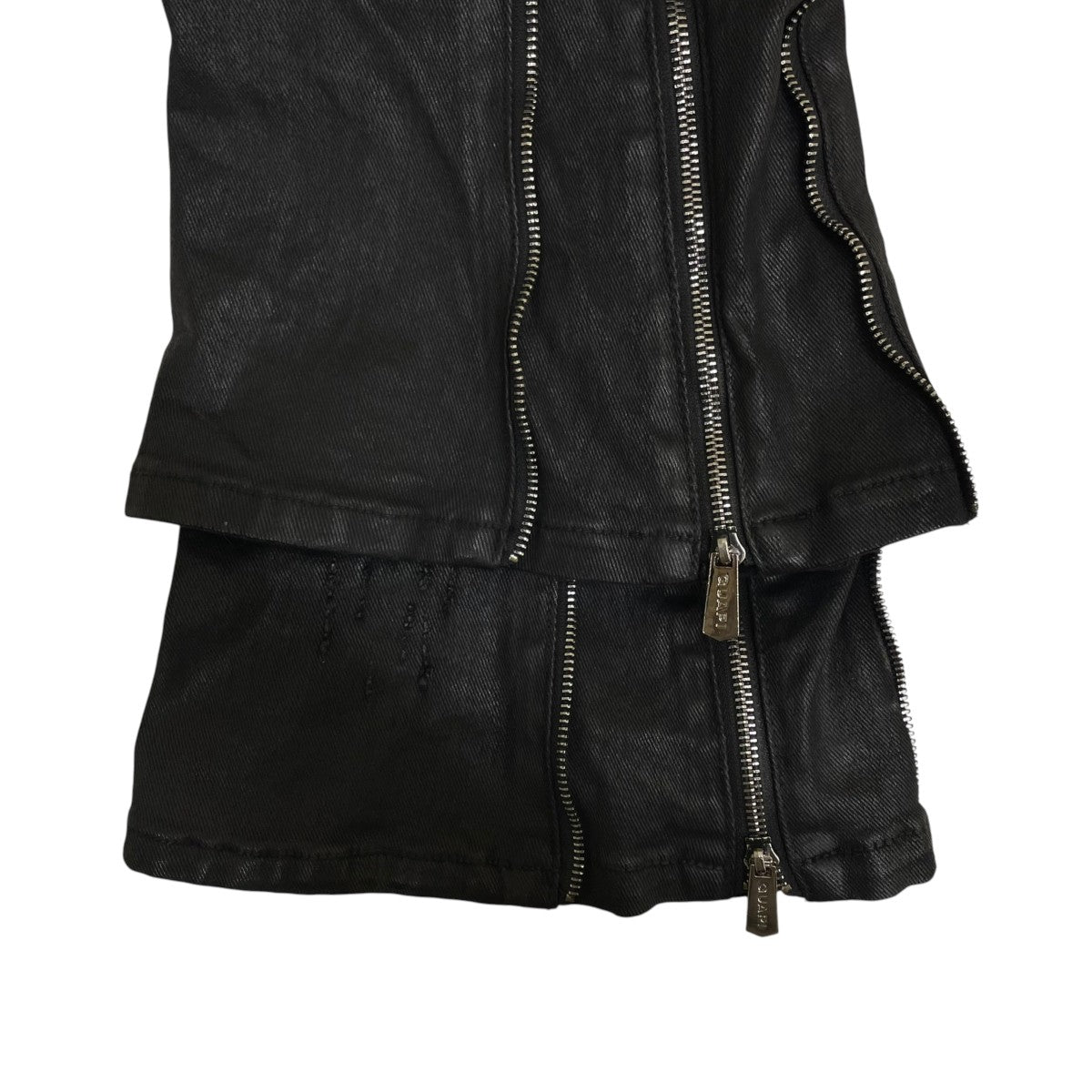 GUAPI BLACK OPS WAXED DENIMバイカーカーゴデニムパンツ フレアパンツ 古着・中古-5枚目のアイテム画像