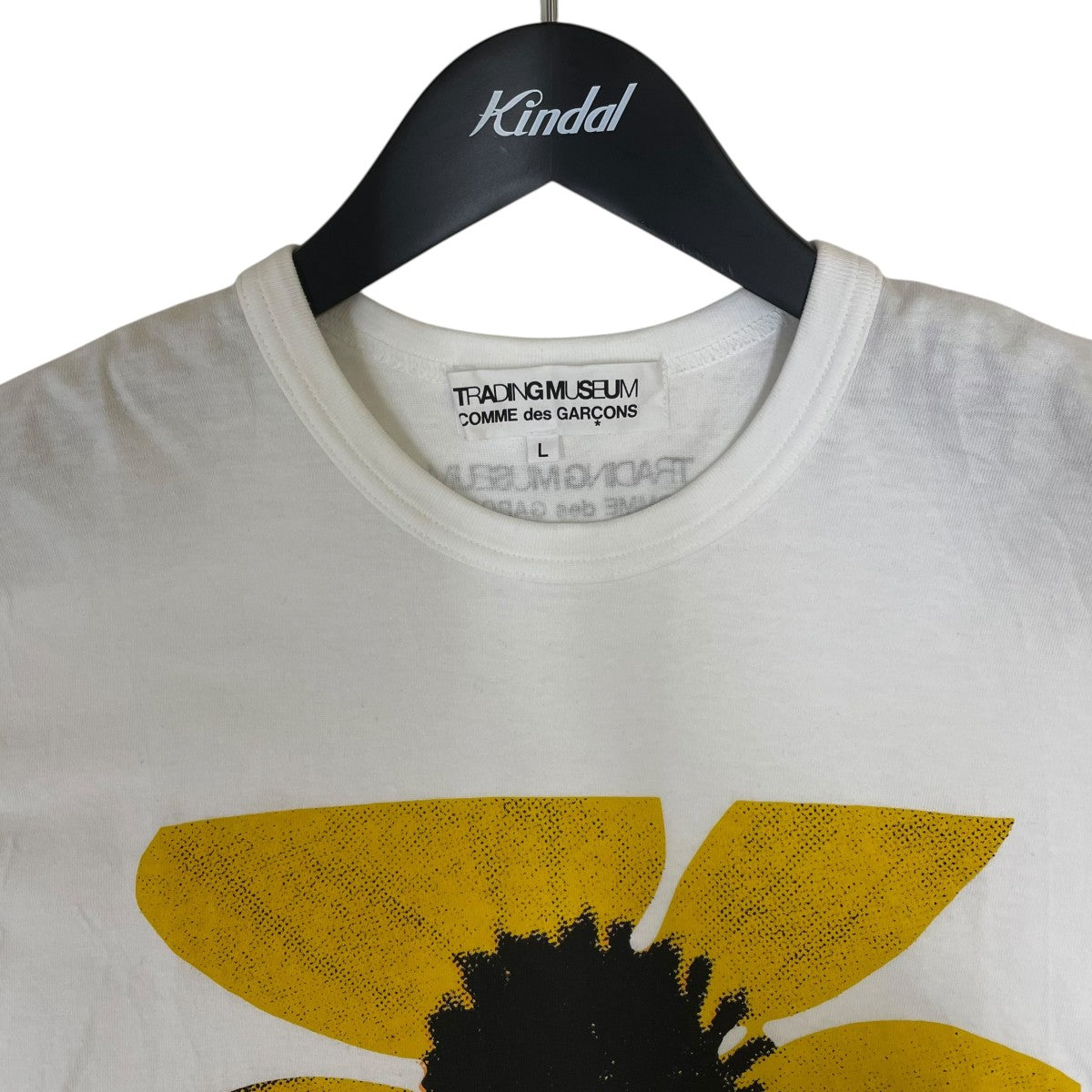 Trading museum ひまわりプリントTグラフィックプリント 半袖Tシャツ コットンTシャツLZ-T006