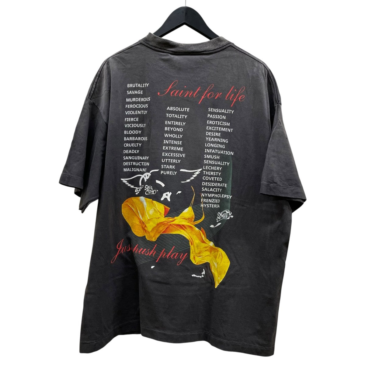 SAINT MICHAEL 26SSAEROSMITH AS SS T-SHIRT半袖Tシャツ コットンTシャツSM-MK8-0000-C25 古着・中古-2枚目のアイテム画像