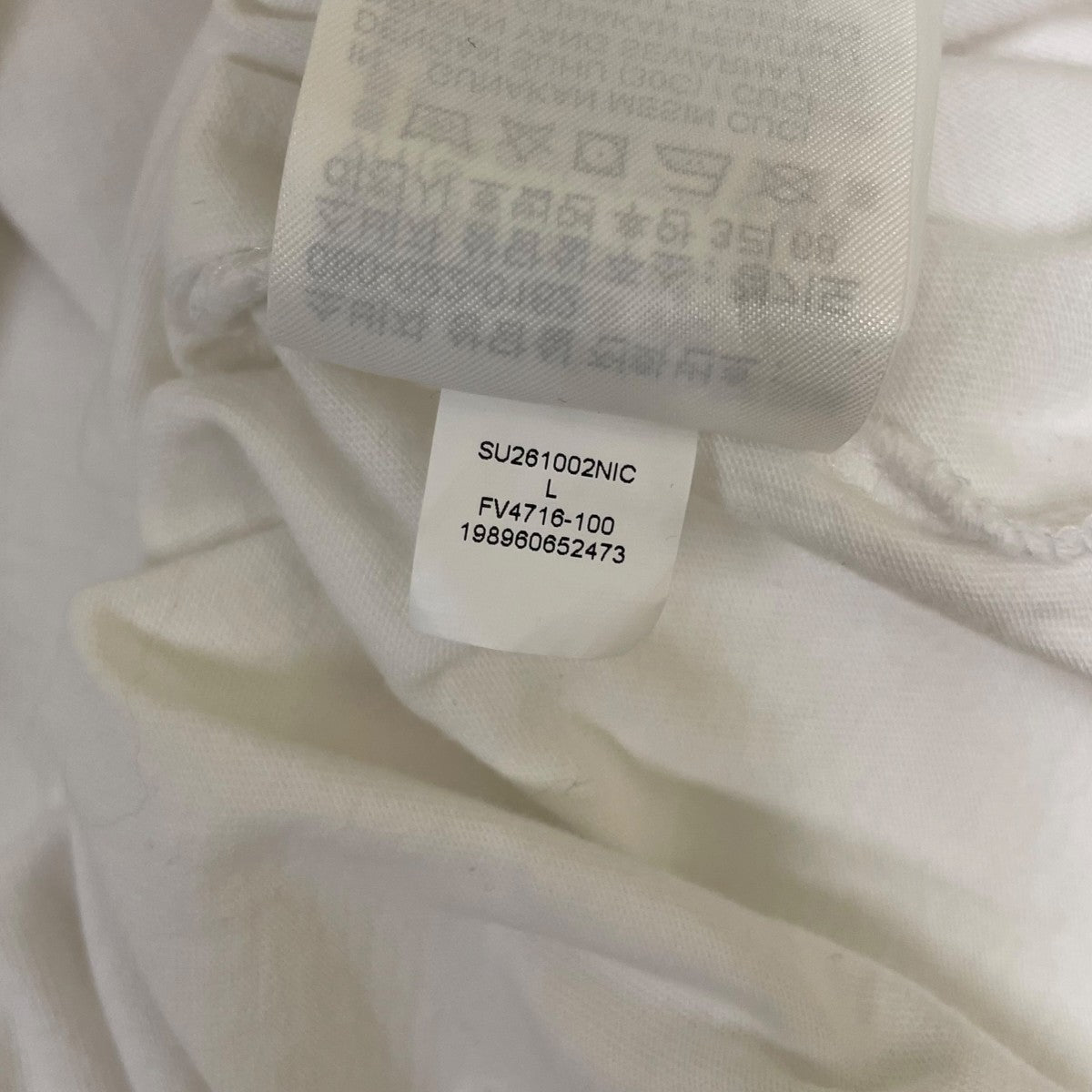 26SSAS M J SM SS TEEグラフィックプリント 半袖Tシャツ コットンTシャツFV4716-100