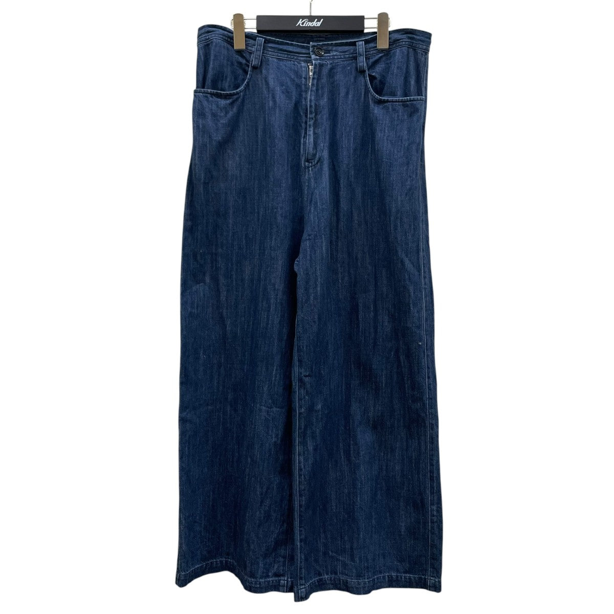 8OZ DENIM LONG STRAIGHT PANTSコットン ワイドデニムパンツYL P15 007
