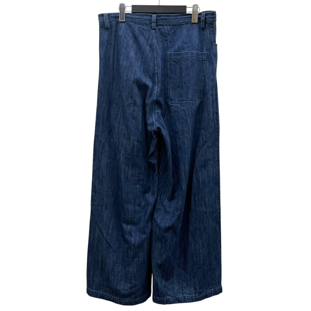8OZ DENIM LONG STRAIGHT PANTSコットン ワイドデニムパンツYL P15 007