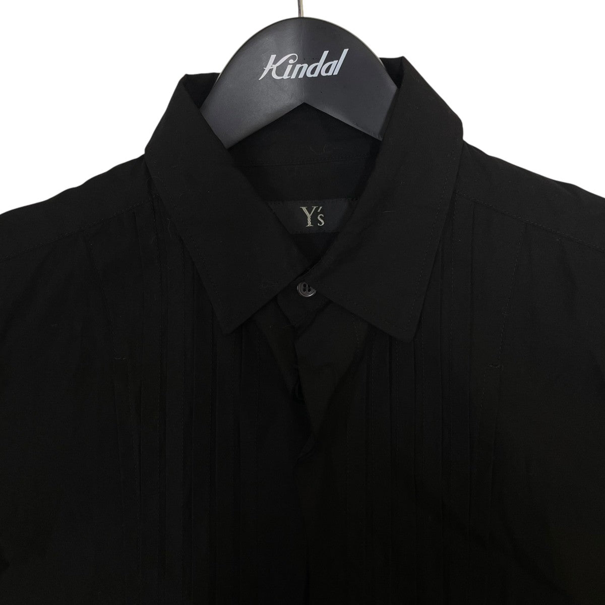 THIN COTTON TWILL DOUBLE FRONT BIG BLOUSE長袖シャツ コットンシャツ ジャケットYT B80 003