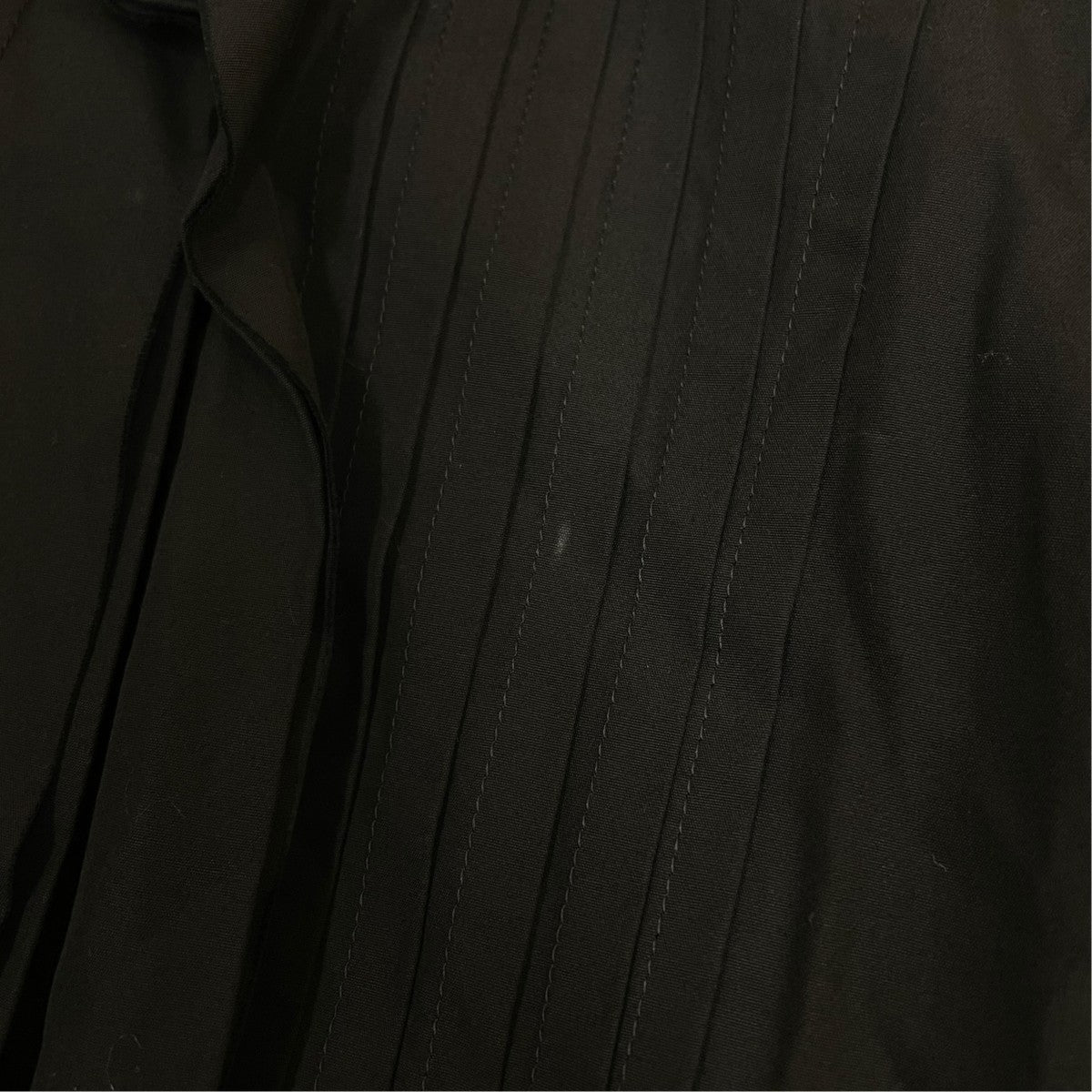 THIN COTTON TWILL DOUBLE FRONT BIG BLOUSE長袖シャツ コットンシャツ ジャケットYT B80 003