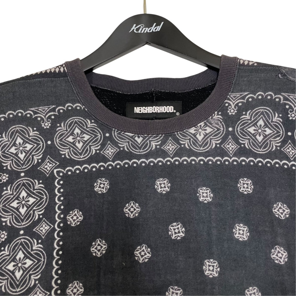 BANDANA CHOPPED EC-CREW．LSスウェット212UNNH-CSM03