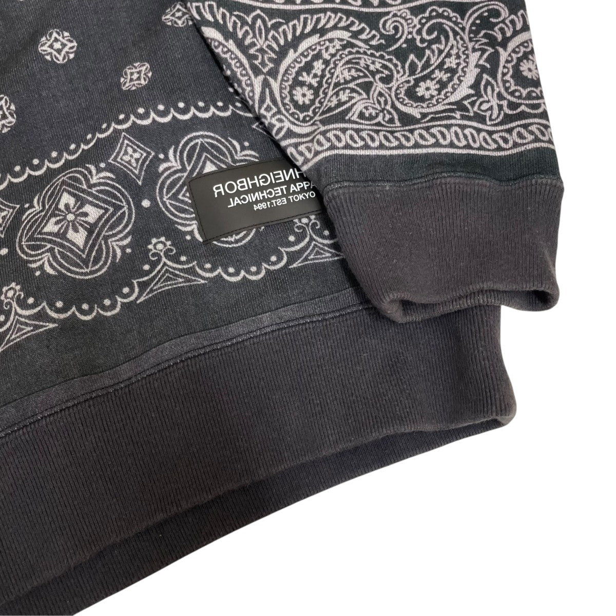 BANDANA CHOPPED EC-CREW．LSスウェット212UNNH-CSM03