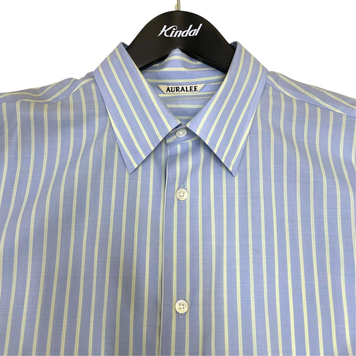26SSSUPER FINE WOOL STRIPE SHIRT長袖シャツA26SS01WW