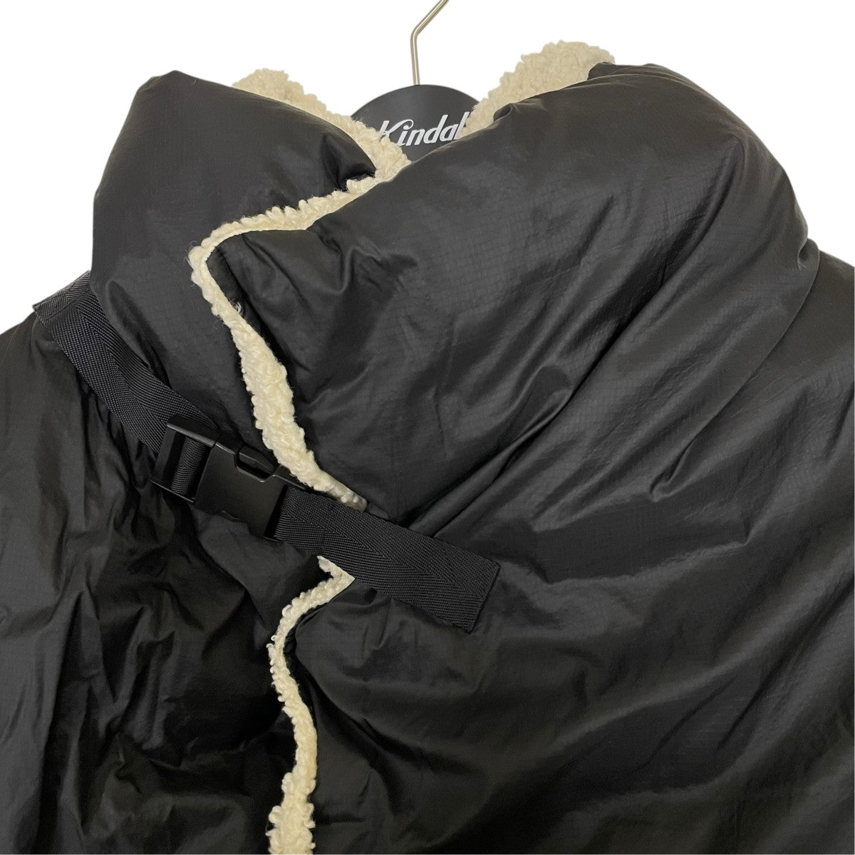 A．A．Spectrum Black Down Buckle Yifu Jacketダウンジャケット 古着・中古-3枚目のアイテム画像