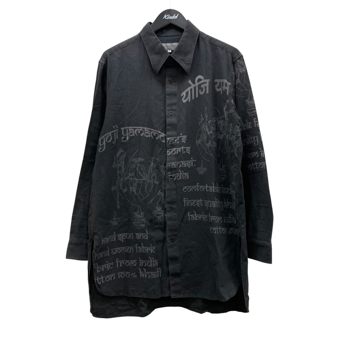 BUJAY YY INDIA PRINT BLOUSE長袖シャツHE-B28-531